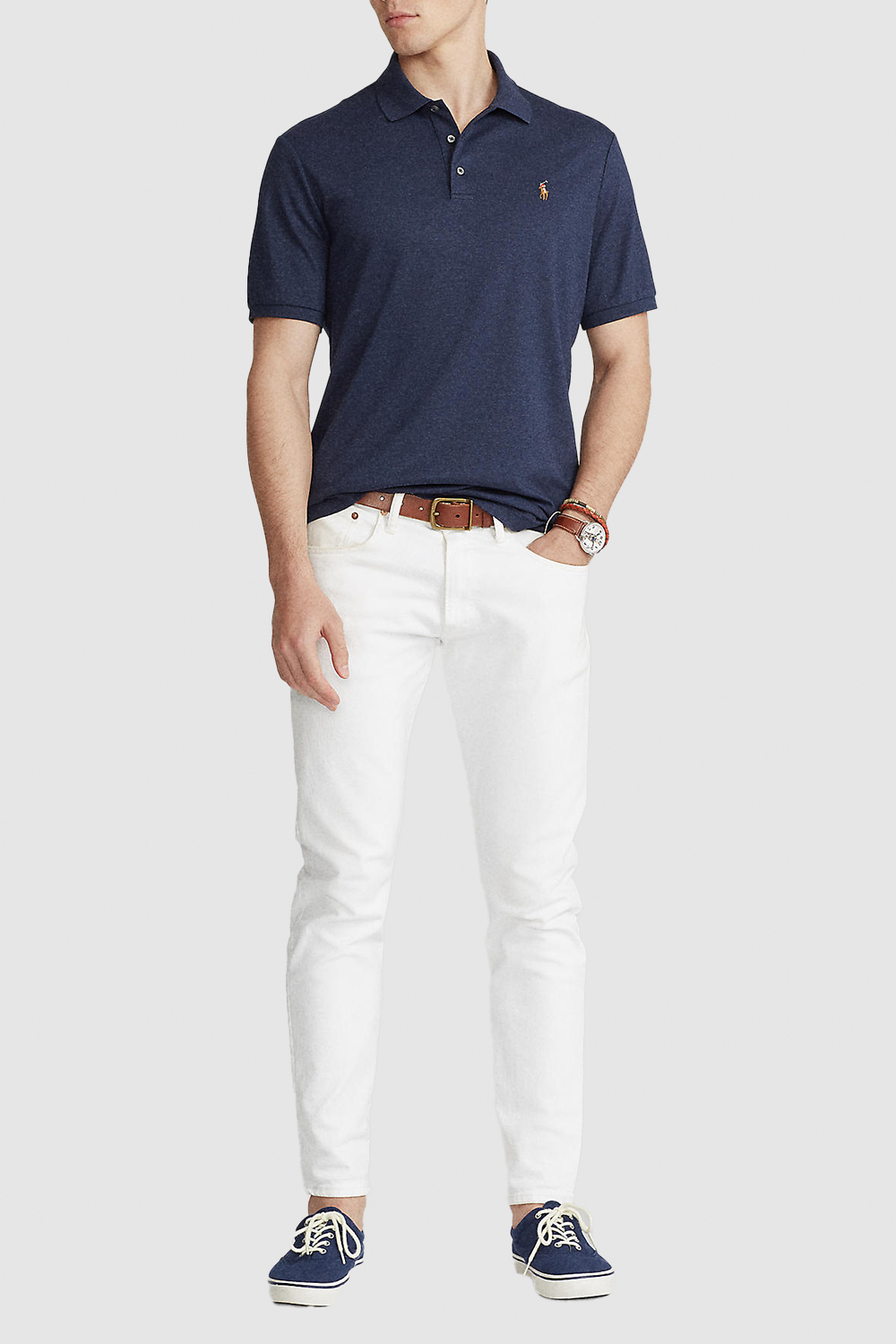 תמונת כל הלוק של חולצת פולו קצרה POLO RALPH LAUREN